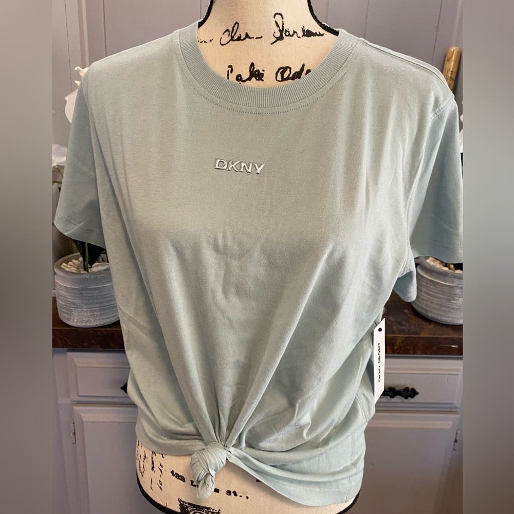 NWT DKNY Women’s Studded-Logo T-Shirt